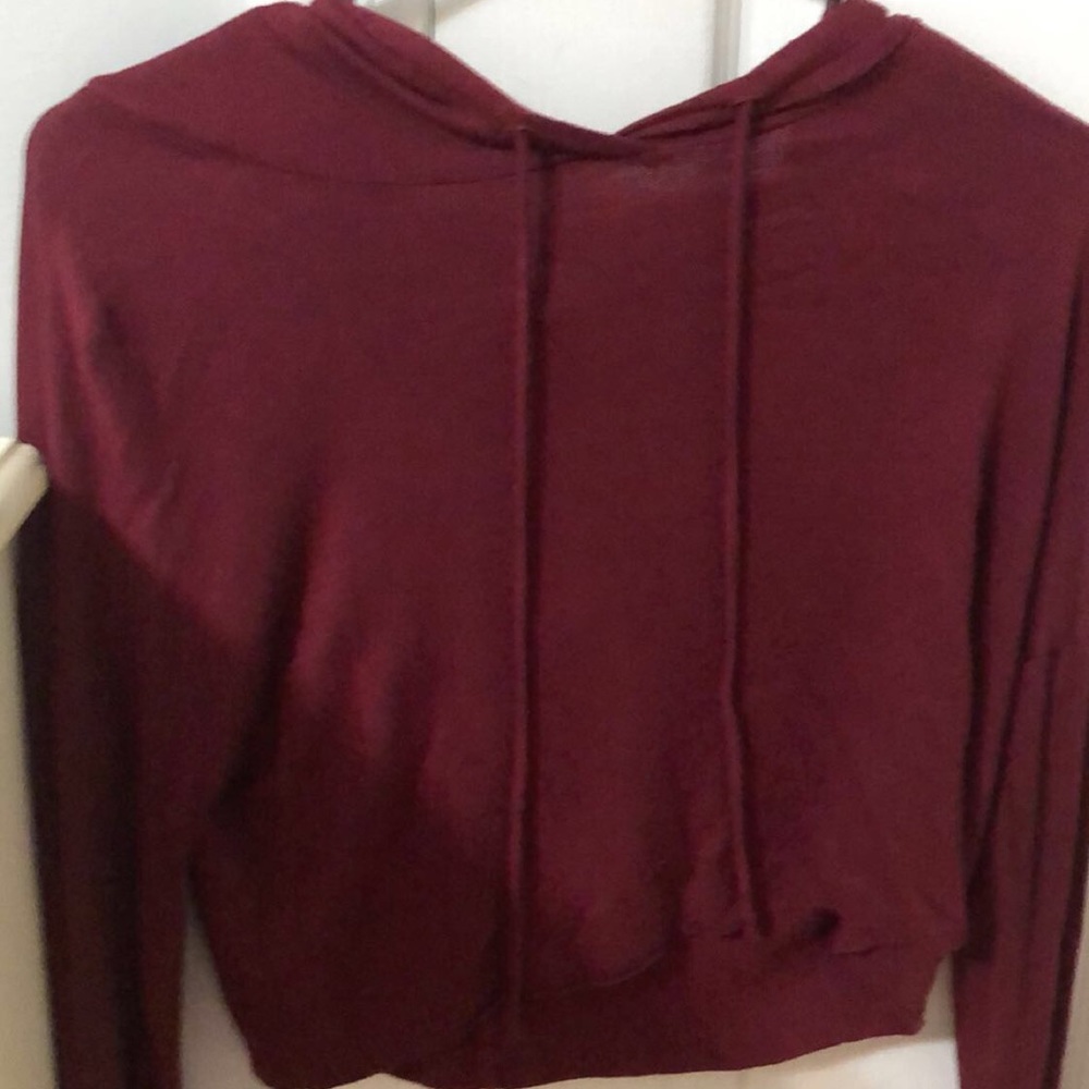 Cropped hoodie thin